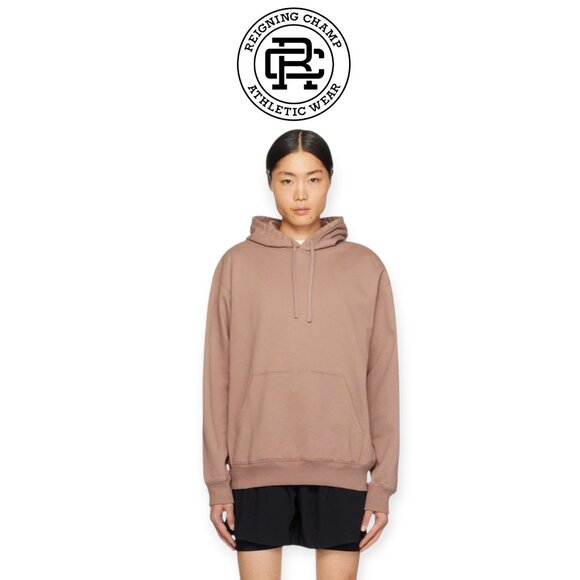 Reigning Champ Genderless relaxed hoodie Desert Rose size M EUC - Picture 1 of 14